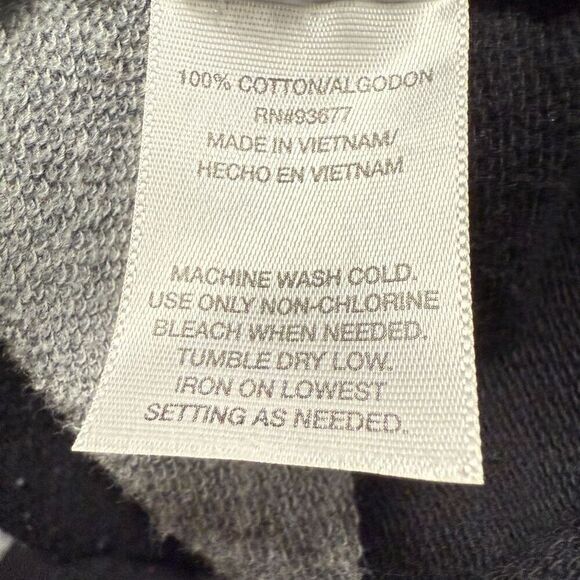 Y2K Allen B Allen Schwartz Women's Drapes Ruffle Front Cardigan Size Large Grey - Picture 5 of 6